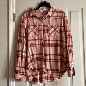 Plaid button up shirt